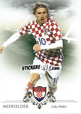 Sticker Luka Modric - World Football UNIQUE 2016 n. 46 - Futera