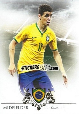 Sticker Oscar - World Football UNIQUE 2016 - Futera