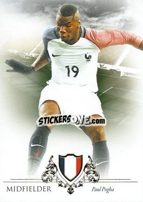 Sticker Paul Pogba - World Football UNIQUE 2016 n. 50 - Futera