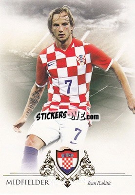 Cromo Ivan Rakitic - World Football UNIQUE 2016 - Futera