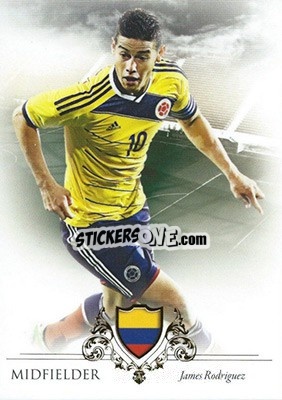 Sticker James Rodriguez - World Football UNIQUE 2016 - Futera