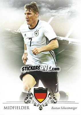 Sticker Bastian Schweinsteiger - World Football UNIQUE 2016 - Futera