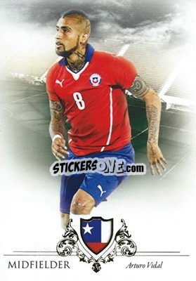 Sticker Arturo Vidal - World Football UNIQUE 2016 - Futera