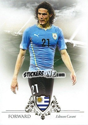 Sticker Edinson Cavani - World Football UNIQUE 2016 - Futera