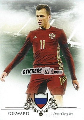 Sticker Denis Cheryshev - World Football UNIQUE 2016 - Futera