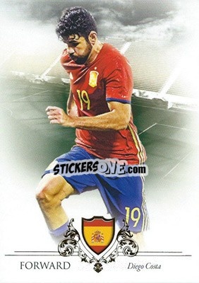 Sticker Diego Costa - World Football UNIQUE 2016 n. 67 - Futera