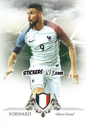 Sticker Olivier Giroud - World Football UNIQUE 2016 n. 69 - Futera