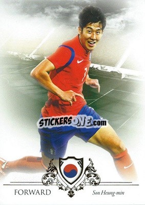 Sticker Son Heung-Min - World Football UNIQUE 2016 - Futera