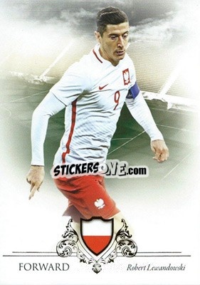 Sticker Robert Lewandowski - World Football UNIQUE 2016 n. 77 - Futera