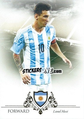 Sticker Lionel Messi - World Football UNIQUE 2016 n. 79 - Futera