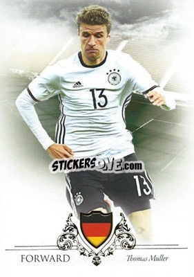 Sticker Thomas Muller - World Football UNIQUE 2016 - Futera