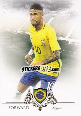 Sticker Neymar - World Football UNIQUE 2016 n. 82 - Futera