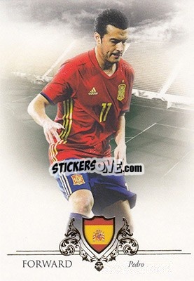 Sticker Pedro Rodríguez - World Football UNIQUE 2016 n. 83 - Futera