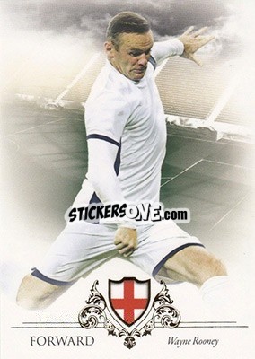 Sticker Wayne Rooney - World Football UNIQUE 2016 n. 86 - Futera