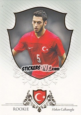 Cromo Hakan Calhanoglu - World Football UNIQUE 2016 - Futera