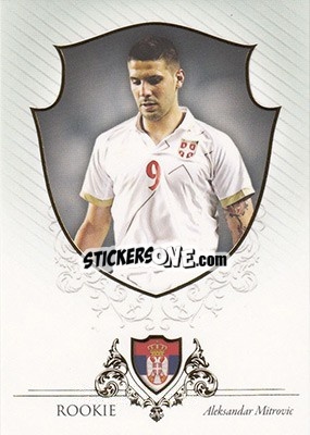 Sticker Aleksandar Mitrovic - World Football UNIQUE 2016 - Futera
