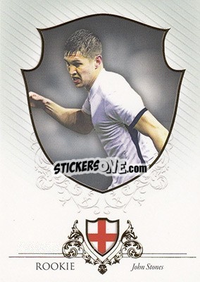 Sticker John Stones - World Football UNIQUE 2016 n. 100 - Futera
