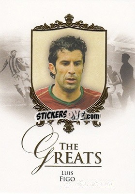 Sticker Luis Figo - World Football UNIQUE 2016 n. 107 - Futera