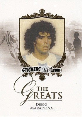 Sticker Diego Maradona - World Football UNIQUE 2016 - Futera