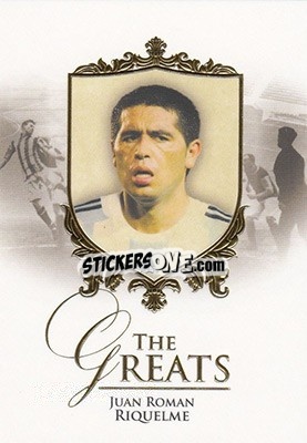 Sticker Juan Roman Riquelme - World Football UNIQUE 2016 - Futera