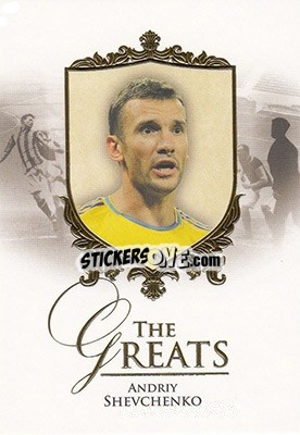 Sticker Andriy Shevchenko - World Football UNIQUE 2016 - Futera