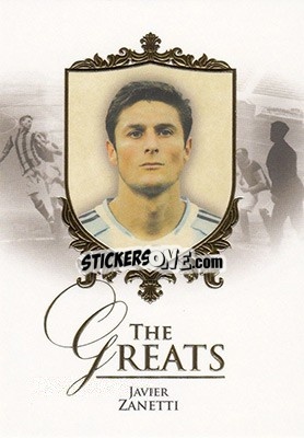 Sticker Javier Zanetti - World Football UNIQUE 2016 - Futera