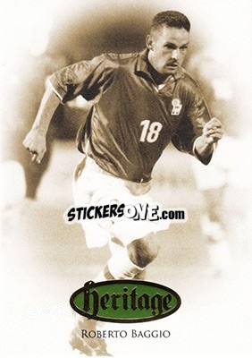 Sticker Roberto Baggio - World Football UNIQUE 2016 - Futera