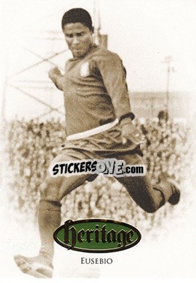 Sticker Eusebio - World Football UNIQUE 2016 n. HT16 - Futera