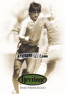 Sticker Enzo Francescoli - World Football UNIQUE 2016 n. HT18 - Futera