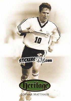 Sticker Lothar Matthaus - World Football UNIQUE 2016 n. HT28 - Futera