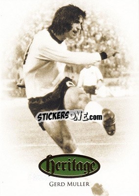 Sticker Gerd Muller - World Football UNIQUE 2016 n. HT30 - Futera