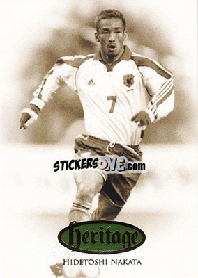 Sticker Hidetoshi Nakata - World Football UNIQUE 2016 n. HT32 - Futera