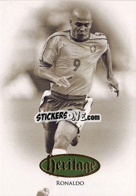 Sticker Ronaldo - World Football UNIQUE 2016 n. HT42 - Futera
