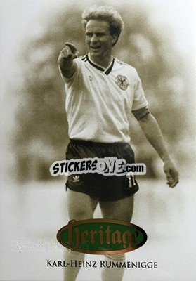 Sticker Karl-Heinz Rummenigge - World Football UNIQUE 2016 n. HT44 - Futera