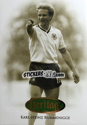 Sticker Karl-Heinz Rummenigge - World Football UNIQUE 2016 - Futera