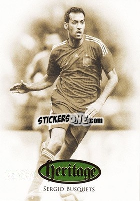 Sticker Sergio Busquets - World Football UNIQUE 2016 n. HT54 - Futera