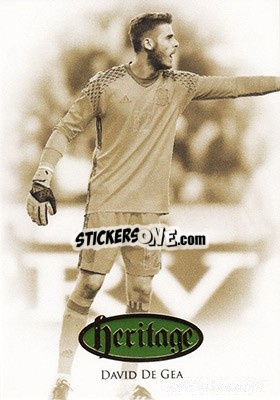Sticker David De Gea - World Football UNIQUE 2016 n. HT56 - Futera