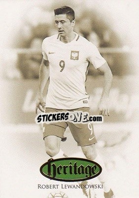 Sticker Robert Lewandowski - World Football UNIQUE 2016 - Futera