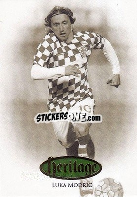 Sticker Luka Modric - World Football UNIQUE 2016 n. HT63 - Futera