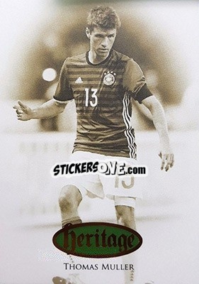 Sticker Thomas Muller - World Football UNIQUE 2016 - Futera