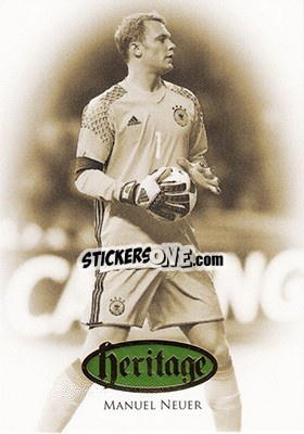 Sticker Manuel Neuer - World Football UNIQUE 2016 - Futera