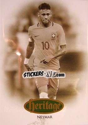 Sticker Neymar - World Football UNIQUE 2016 n. HT66 - Futera