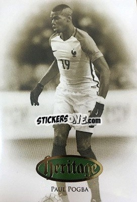 Sticker Paul Pogba - World Football UNIQUE 2016 n. HT68 - Futera