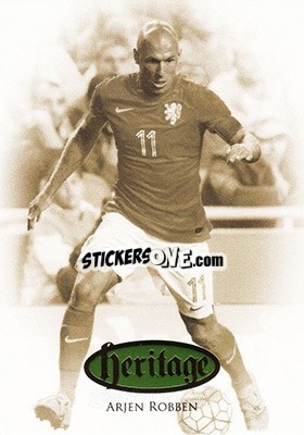 Sticker Arjen Robben - World Football UNIQUE 2016 n. HT70 - Futera