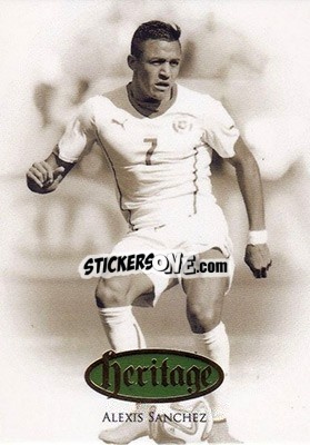 Sticker Alexis Sanchez - World Football UNIQUE 2016 - Futera