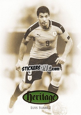 Sticker Luis Suarez - World Football UNIQUE 2016 n. HT74 - Futera