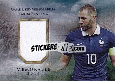 Sticker Karim Benzema - World Football UNIQUE 2016 n. MEM04 - Futera