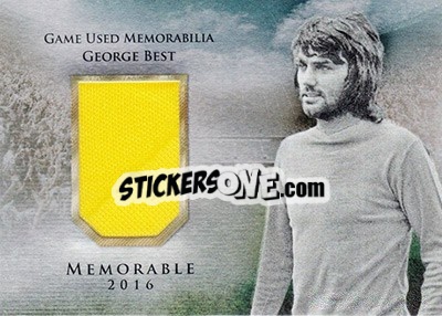 Sticker George Best - World Football UNIQUE 2016 - Futera
