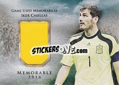 Sticker Iker Casillas - World Football UNIQUE 2016 - Futera