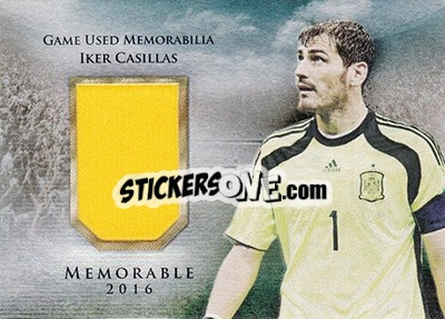 Figurina Iker Casillas - World Football UNIQUE 2016 - Futera